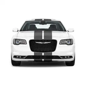 Dual 10" Racing Stripes Self Healing Vinyl fits Chrysler 300 2011 to 2020
