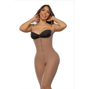 Faja la GLAMUROSA SMI7087 - Ultrainvisible Shapewear for Women with Removable Side Support & Perineal Closure for Comfortable Wear