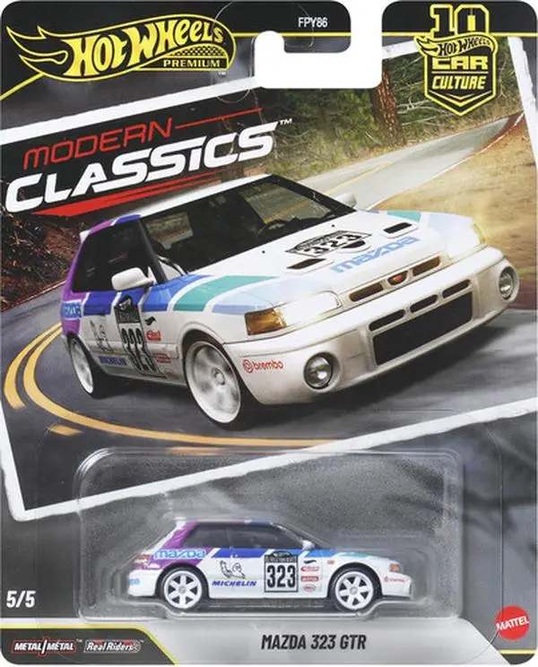Hot Wheels Premium: Modern Classics Mazda 323 GTR  [COLLECTIBLES] Toy Car, Collectible
