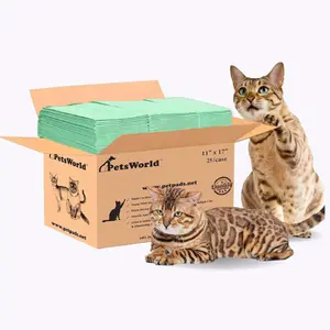 PetsWorld Universal Fit Multi-Cat Pad Refills for Litter Box, Fresh Scent & Unscented Option