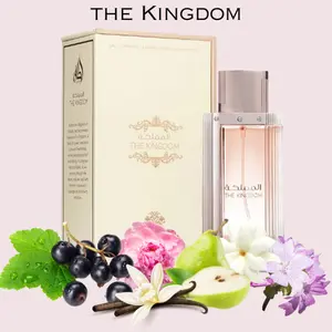 LATTAFA THE KINGDOM Eau De Parfum Spray, a unisex perfume designed to captivate the senses.