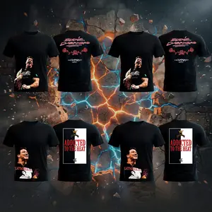 [ COLLECTION ] CCMA STORE - Eddie Guerrero Latino Heat WWE Champion Heavy Cotton Shirt Wrestlemania XX Tshirt Lucha Wrestling Libre Hoodie Fan Apparel Menswear Direct-to-garment Breathable Printing.