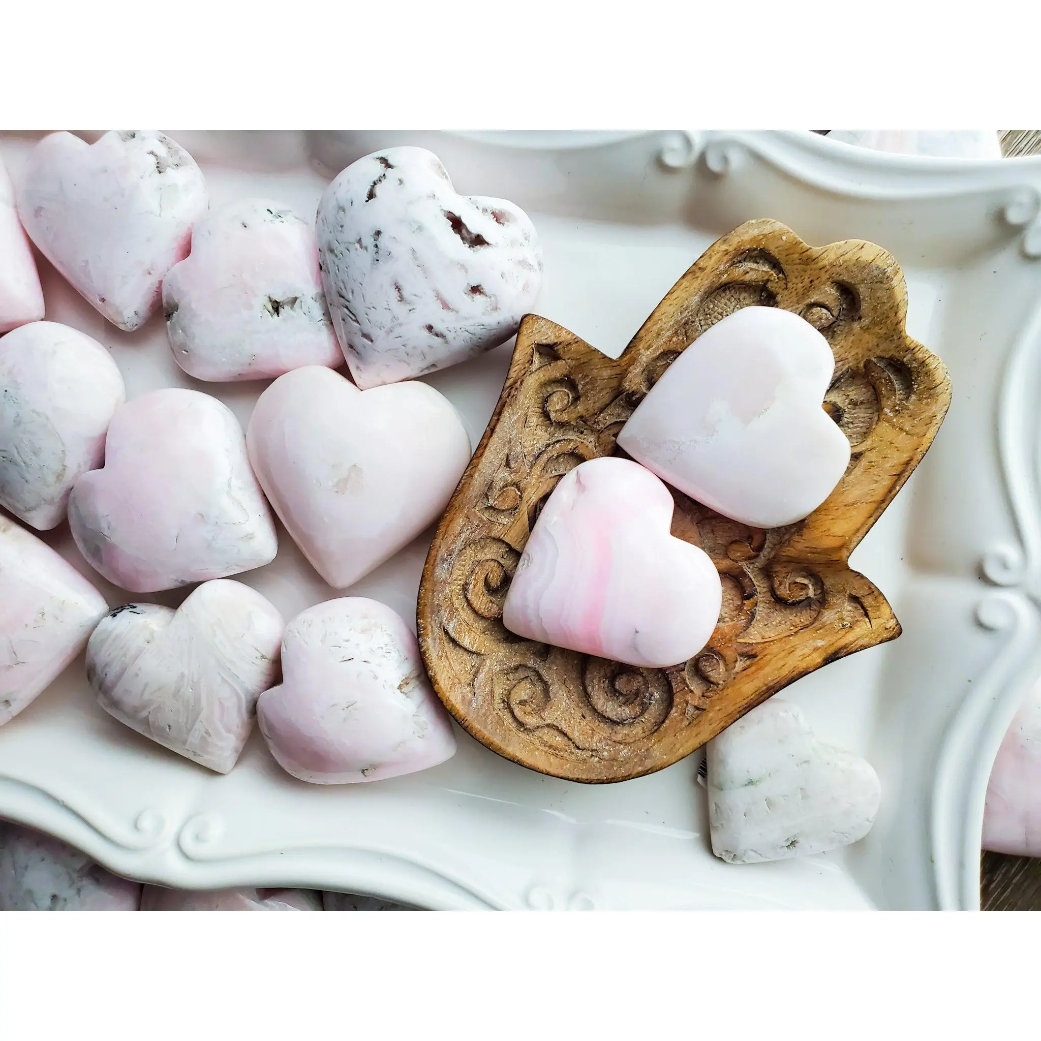 Pink Calcite (Mangano) Heart