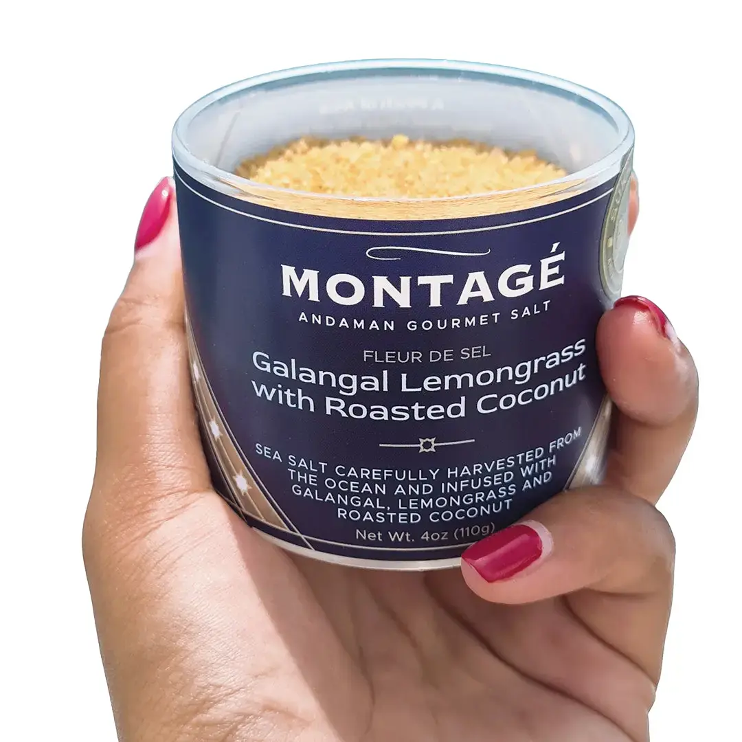 Lemongrass & Coconut Sea Salt | Thai-Infused Finishing Salt | Montagé Sukhothai