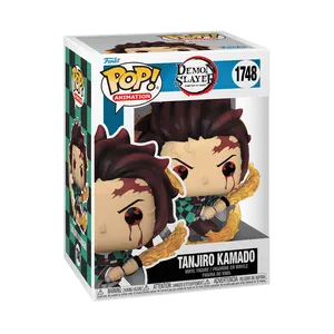Funko Pop! Demon Slayer - Tanjiro Kamado (Sun Breathing) #1748 Collectible Pop Vinyl Figure