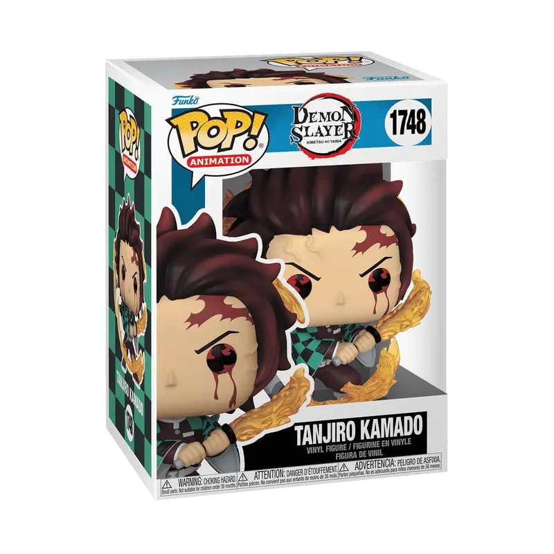 Funko Pop! Demon Slayer - Tanjiro Kamado (Sun Breathing) #1748 Collectible Pop Vinyl Figure