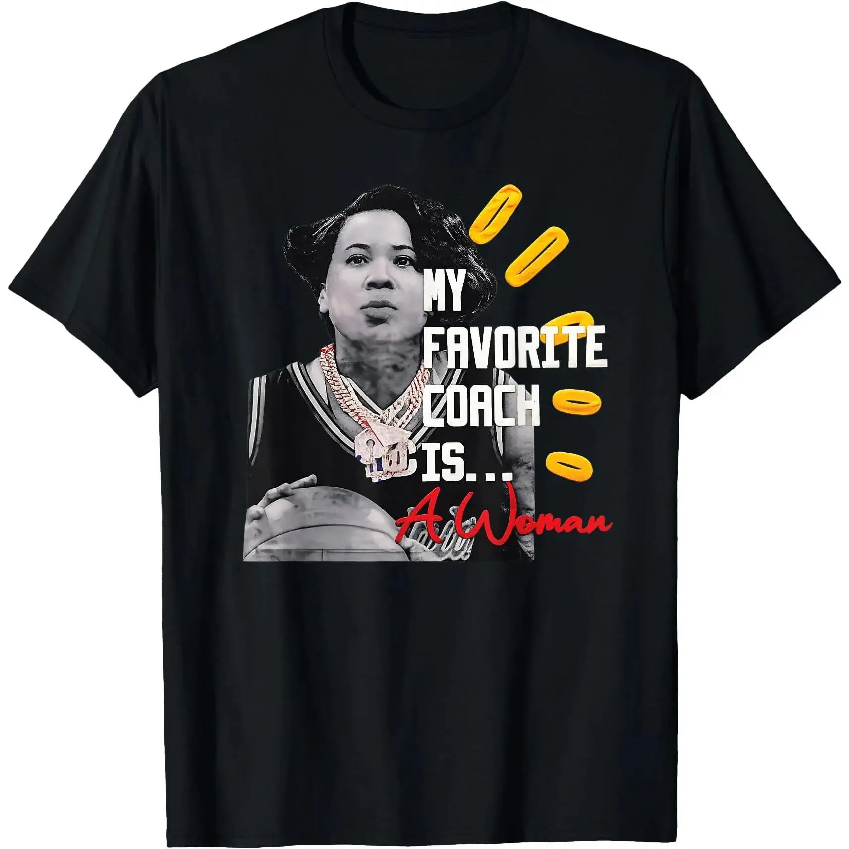 Dawn Staley My Favorite Coach is a Woman Official T-Shirt