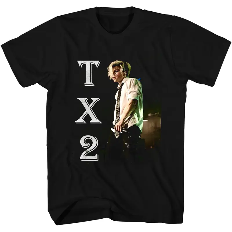 Women's Short-Sleeve Cotton Casual Print Graphic Tee, Dark Rap