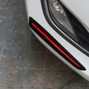 Car Front and Rear Bumper Bumper Rubber PVC Body Anti-collision Anti-scratch Protection Strip Universal Body Exterior Protection