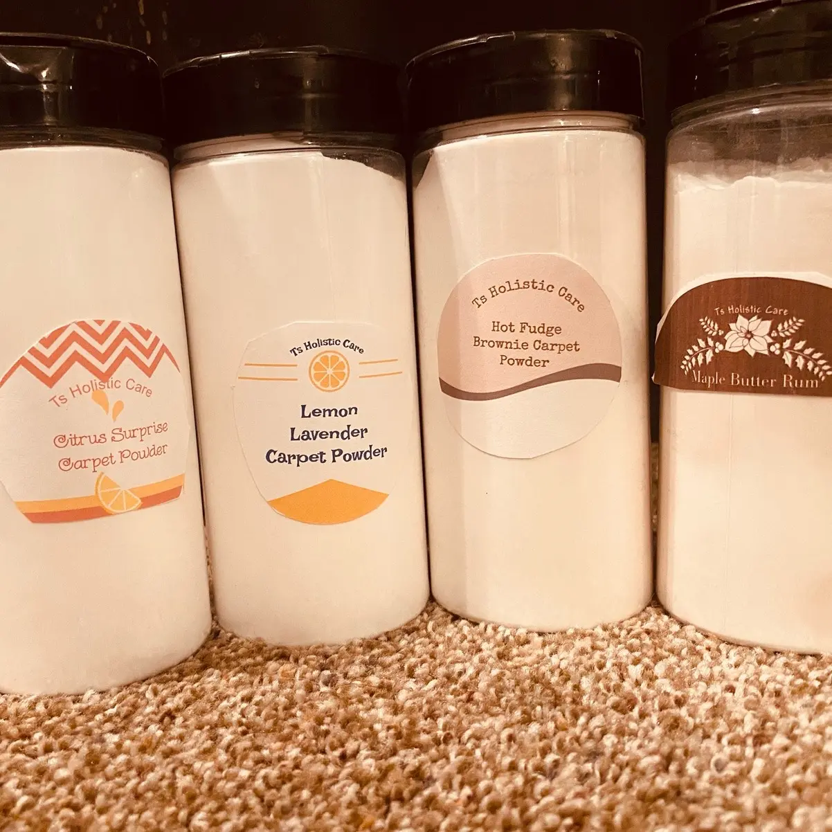 All Natural Carpet and Upholstery Powder - Long-lasting Scented with Natural Oils