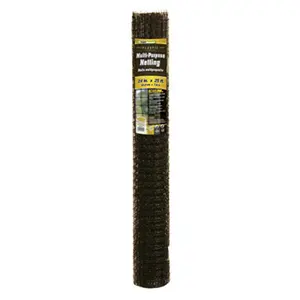 212 MAIN Multi-Purpose Netting, Midwest Air 889522A, 0.75 x 1 in, Climbing Plants Outdoor Plant Trellis Netting for Home Improvement & Garden Raised Beds, Flexible