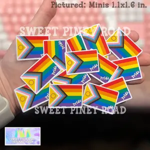 Intersex Progress Flag Sticker Pack – LGBTQIA+ Pride