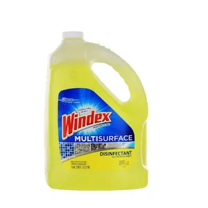 Windex Disinfectant Multisurface All-Purpose Cleaner Refill, 1 Gallon, Citrus Scent, Kills 99.9% of Germs, Glass & Surface Cleaner for Home, Kitchen, Bathroom & Office Use