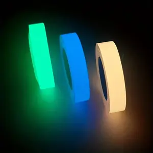 Luminous Safety Stage Stickers, 1 Roll Self-adhesive Glow Emergency Logo Tape, Party Supplies for Home Office Decor