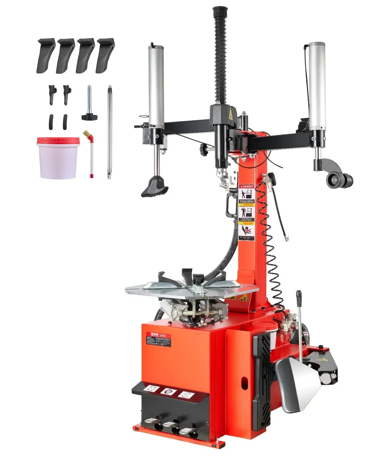 【Summerfinds】VEVOR Durable Tire Changer Machine 1.5HP Tire Changer with Pneumatic Assist ArmAutomotive Repair ToolsTire Inflator Tool, Tire Inflation Tool