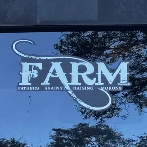FARM 8x5 Logo Sticker