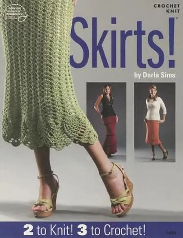 USED Book - Skirts! (1423) - Crochet and Knitting Patterns (Paperback) - english