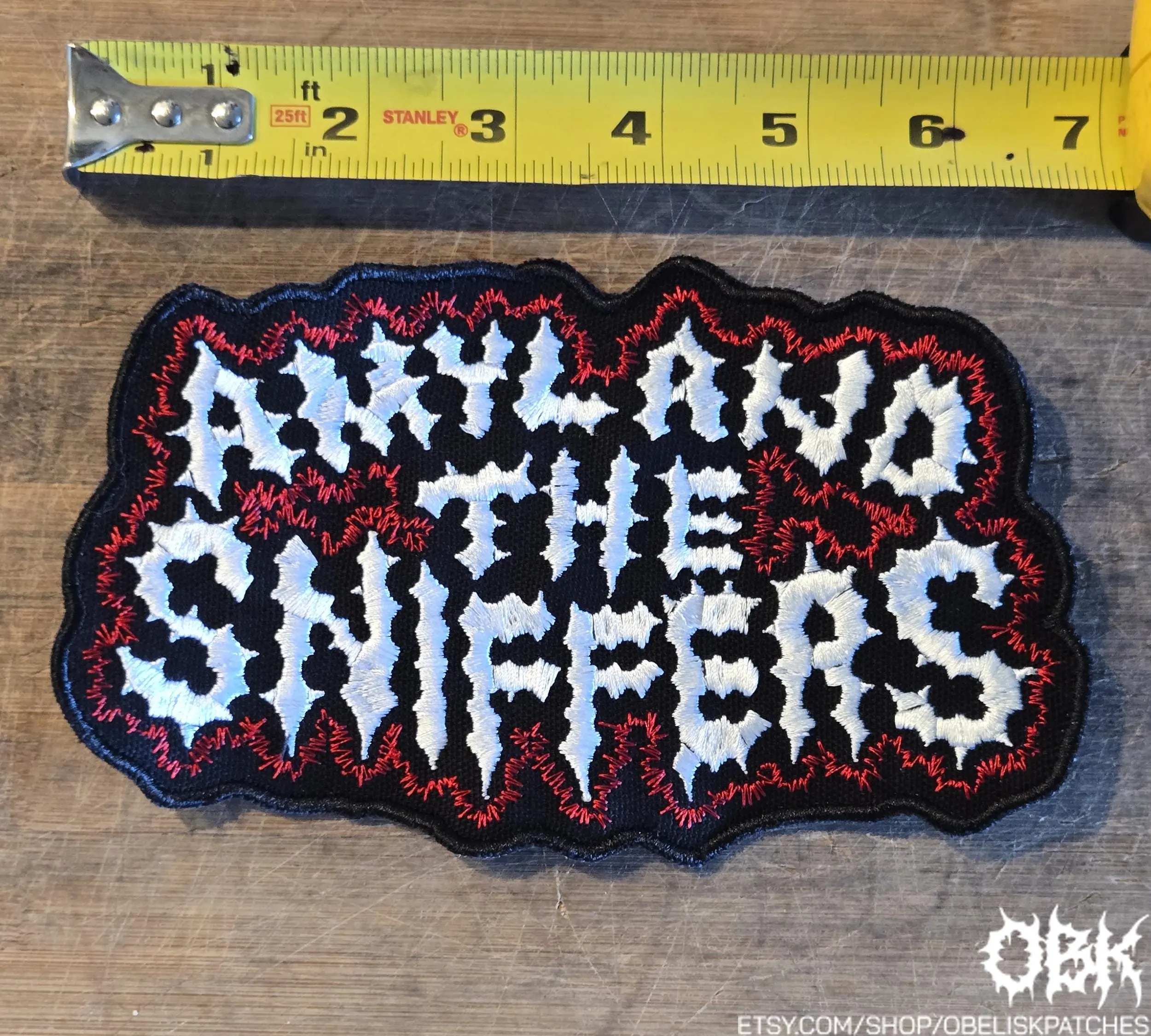 Amyl And The Sniffers Patch  Embroidered Canvas Patch - Multiple Sizes, Iron On, Velcro for bags, clothing