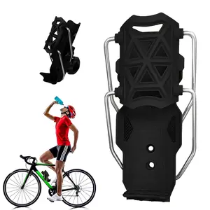 2025 New Motorcycle Self-Adjusting Cup Holder, Adaptive Cycling Water Bottle Holder Compatible with up to 3.03 Inch Diameter, Automatic Clamping Design, Universal Bottle Cage for Bicycles Scooters Strollers