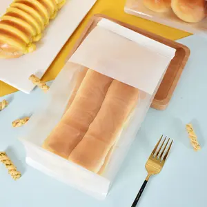 Windowed Transparent White Kraft Paper Bag