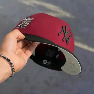 New Era 9FORTY MLB NY Yankees Red Black Hat Official | Unisex Adjustable Baseball Cap with Raised 3D Embroidered NY Logo, Premium Breathable Fabric, Curved Brim Streetwear Style for Men & Women, TikTok Shop 2026 Trending Fashion Must Have