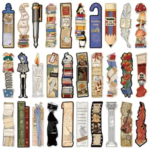 Reading Sticker  Lover Bookmark,30pcs/set Double-sided Bookmark for Reading,Cute Funny Bookmark for Women,Reading  Accessories for Women book tiktokshopspringglowup