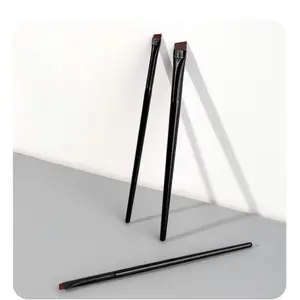 Makeup Tool Set Angled Brow Brush Eyeliner Brush Flat Head Eyeliner Brush Eye Makeup Brushes for Smoky Eyes Concealer Powder