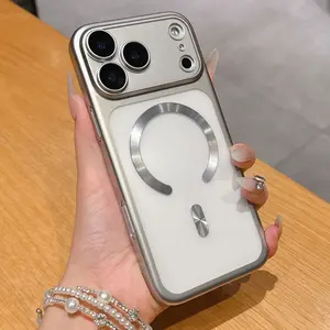 【New Year Special Offer】iPhone 17 Pro/Pro Max Matte Electroplated Magnetic Case: Full Lens Guard + Military-Grade Drop Protection | Sturdy Grip, Perfect Fit & Strong Magnetic Adsorption