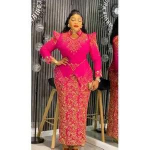 Pink Sequin Embellished Peplum Mother of The Bride Dress Wedding Guest Formal Evening Wear Special Occasion Dinner Party Cocktail Reception Graduation Gala Birthday Anniversary Photoshoot Turkey Womenswear Plus Size 12-20