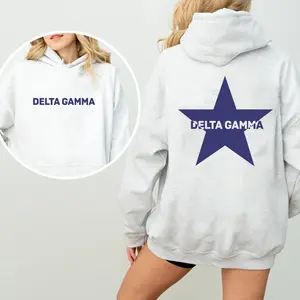 Custom Sorority Heart Hoodie Chi Omega Retro Crush Sorority Sweatshirt - Chi O Merch - Tri Delta - Big Little Reveal - Sorority Gifts - Sorority Apparel - Greek Sweatshirt