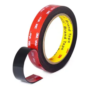 Double Sided Mounting Tape, 5952 Heavy Duty  Adhesive 1/2" x15.4 FT for Indoor Outdoor, LED Strip Lights, Automotive Trim &  Office Decor,  & Industrial Grade