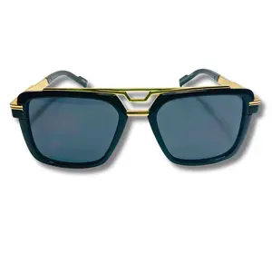 The Carter x Unisex Gazelle Style Sunglasses x Metal Frame x Square Silhouette x Available in Five Colors