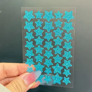 560pcs Star Shape Self-Adhesive Stickers, Multi-Pack Colorful Decorative Stickers, Party & Holiday Decoration, Room & Travel Essentials