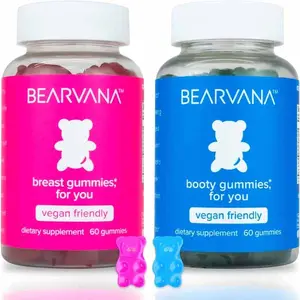[Hot 2026!!!] BEARVANA Top & Peach Support Combo Pack Multivitamin Gummies for Women | Includes Herbal Extracts & Essential Vitamins | Berry Flavor | 2-Pack (120 Gummies)