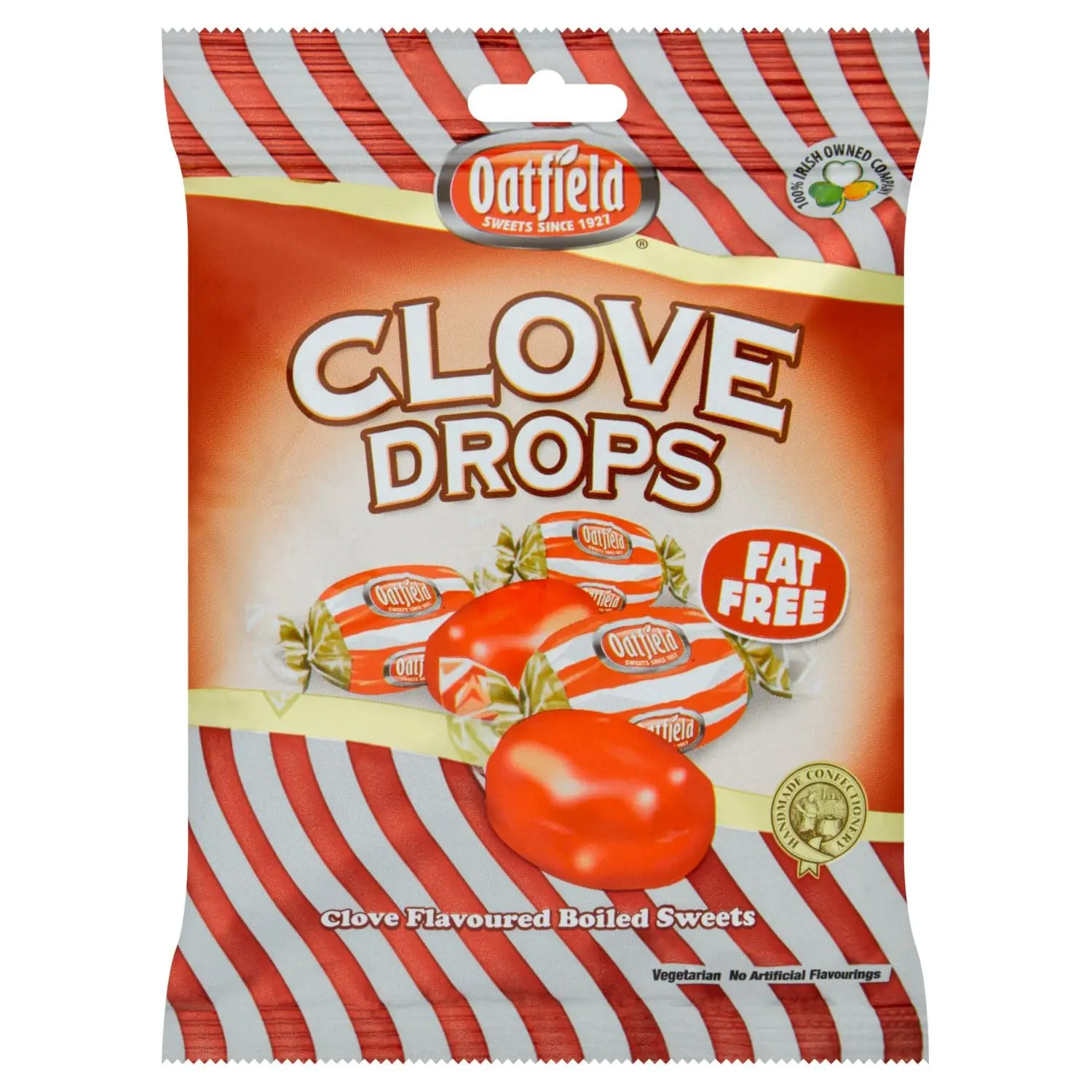 Oatfield Clove Drops Hard Candies, Traditional Sweet Snack Bag, 5.29 oz
