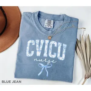 Comfort Colors CVICU Nurse Shirt , CVICU RN Gift for Nursing School Graduation, cvicu nurse appreciation, Cardiovascular Intensive Care Unit