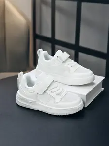 Sporty Running Shoes, Breathable Soft Sole Casual Sneakers, Durable Design for Active Kids, PU Leather Upper, All Seasons, Athletic Shoes, Soft Soled Shoes