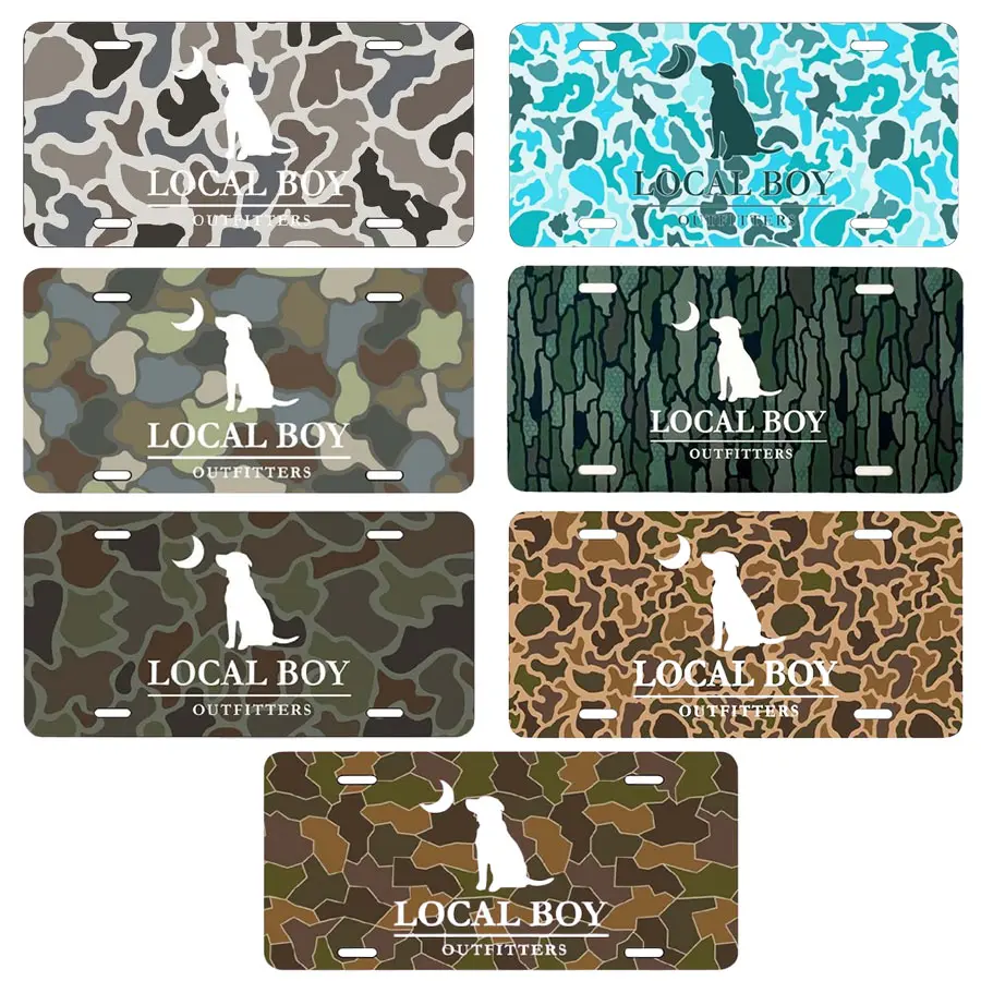 Local Boy LBO Vanity License Plate, Car Decor, Gift fo New Driver