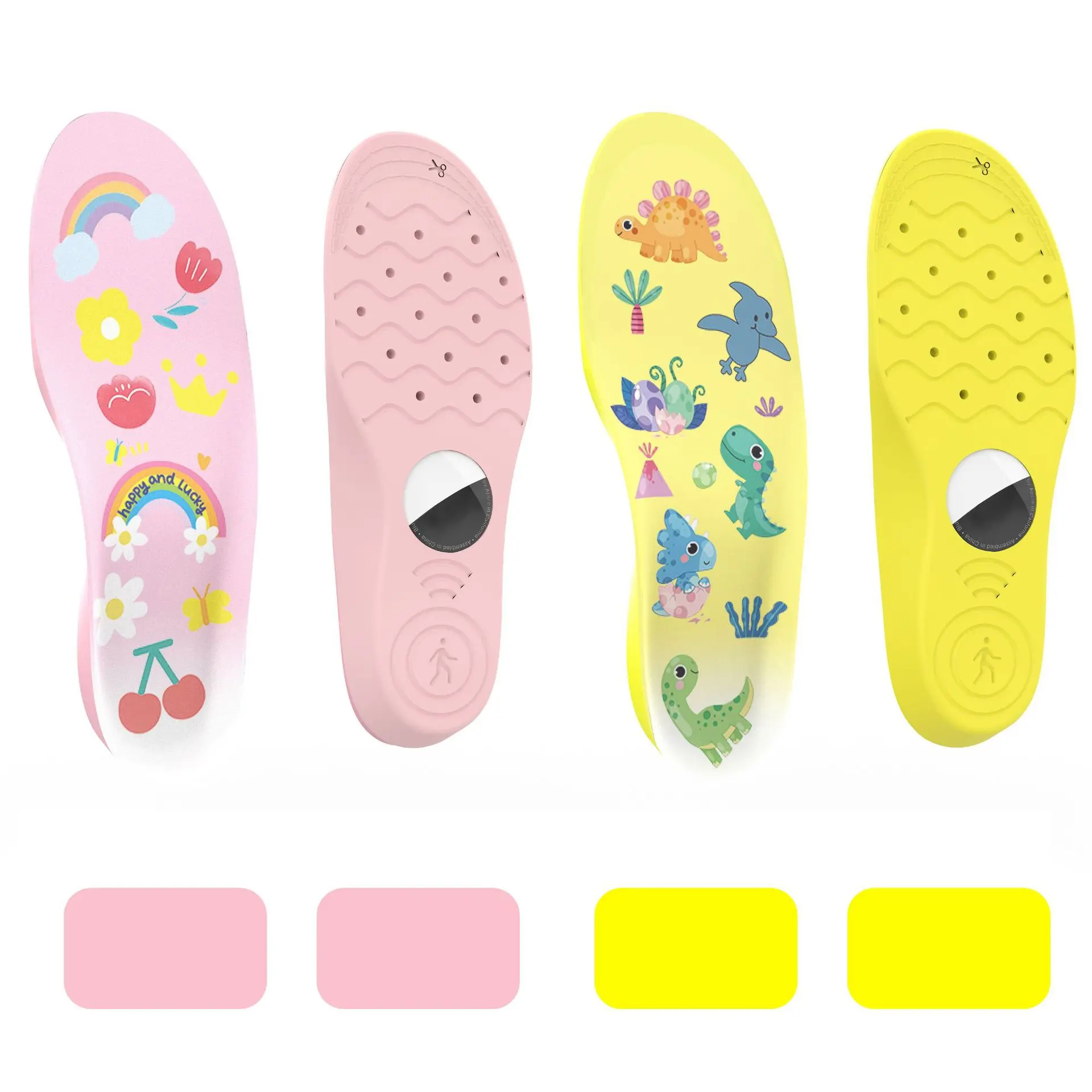 Children and Elderly Anti Loss Airtag Insole Suitable for Airtag Protective Case, Apple Anti Loss Locator, Cartoon Insole