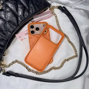 Suitable for iPhone 17，iPhone 17 Pro, iPhone 17 Pro Max, high-end leather pattern phone case, leather phone case for both boys and girls, shockproof phone case