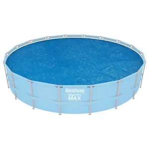 Bestway Flowclear 18' Round Solar Pool Cover for Above Ground Pools (Cover Only)