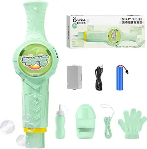 Mist Bubble Machine for Kids – Elastic Bubble Fog Wand, Smoke Bubble Sword, Interactive Toy with Lights & Music, Parent-Child Fun, Outdoor Summer Play, Birthday Gift for Boys & Girls