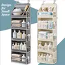 Hangable 5-Tier Over-the-Door Mesh Organizer with 2 Hooks, 10 Large Pockets, 60 lb Capacity, Closet Storage for Bathroom, Space-Saving Household Item, Apartment Accessory for Room Storage & Quick Item Viewing