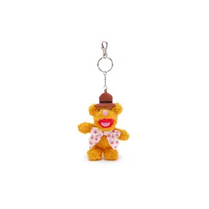 Disney Store Fozzie Bear Plush Keychain Bag Charm – The Muppets – 6''