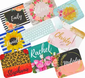 Personalized Office Decor Mouse Pad, Custom Name Mousepad, Custom Rectangle Mouse pad, Gift For Her, Coworker Gift, Home Office Decor