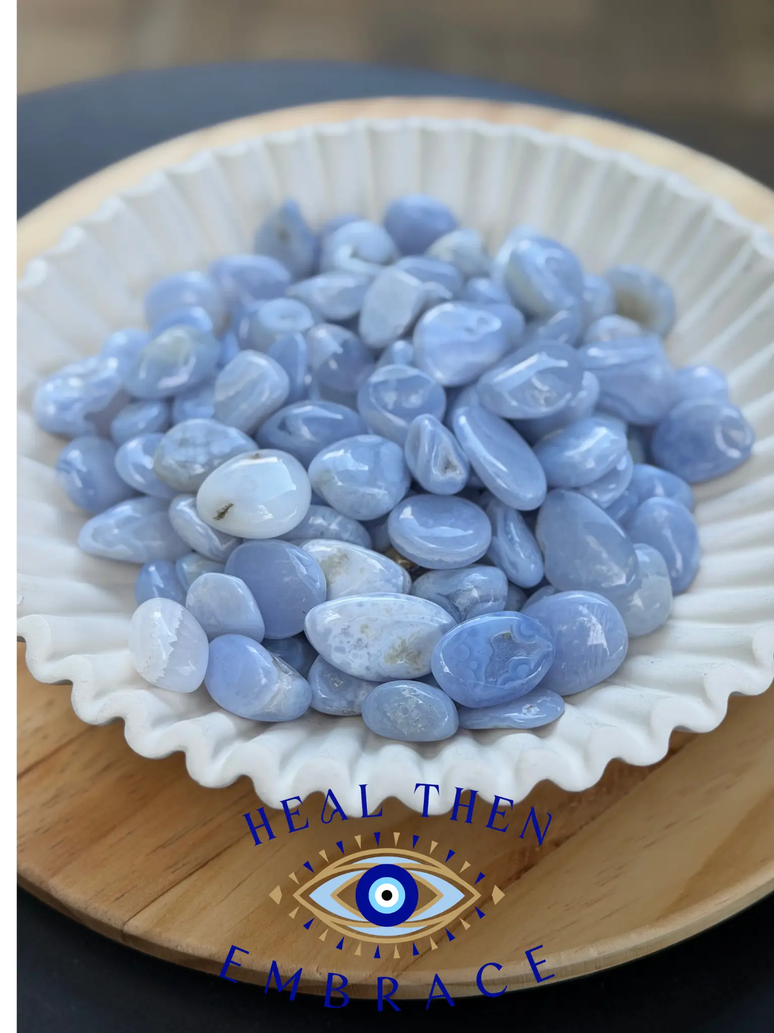 Natural Blue Lace Agate Crystal