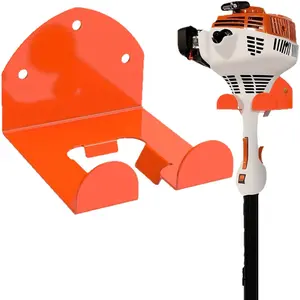 Heavy-duty Steel Weed Trimmer Wall Rack, Organize Your Garage with Metal Tool Storage, Garden Tool Organizer, Yard Tool Rack Ideal for Lawn Mower and Hedge Trimmer