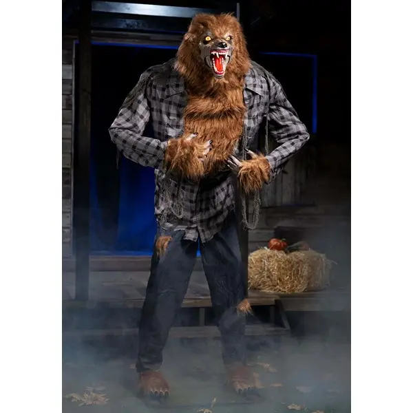 7FT Howling Werewolf Animatronic Decoration