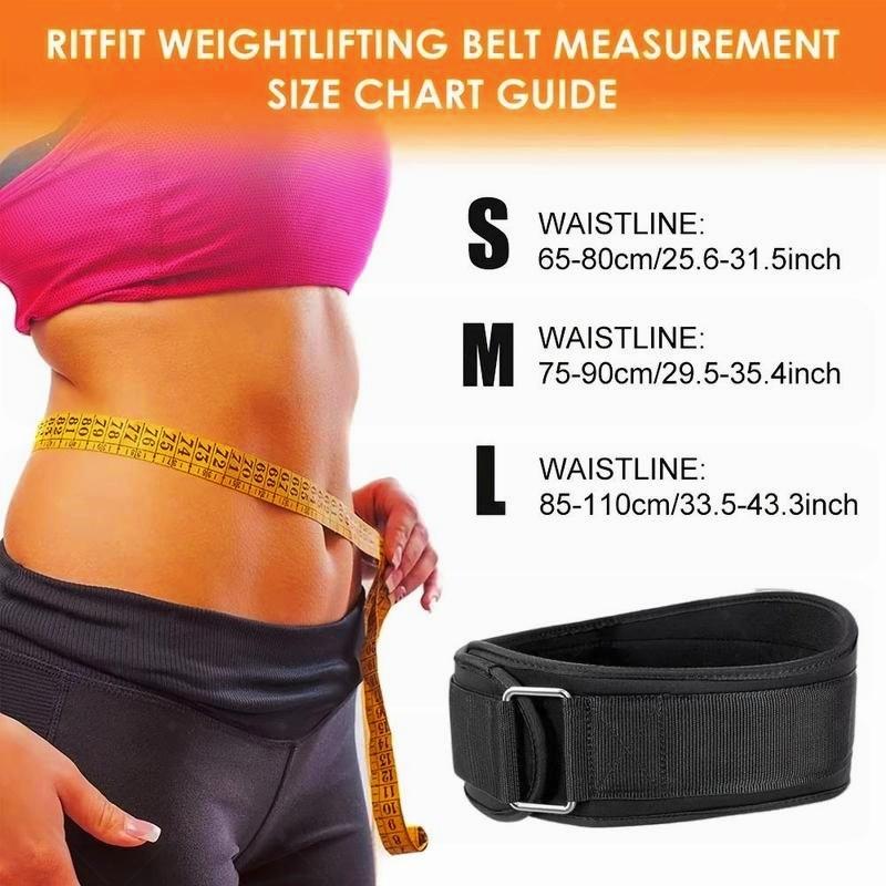 Trainer with Lumbar Support Women's sweat waist trainer belt elastic waistband commercial gym Trimmer Belt for Fitness Waist Premium Adjustable Weight Lifting Belt with Double D-ring Buckle for Squats Dumbbell & Barbell Fitness Gym Essential Muscle Traini