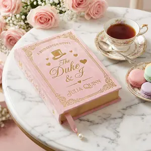 Bridgerton Series Custom Rebind - Luxury Gold Foil Hardcover Special Edition Set